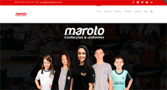 Desktop Screenshot of marotoconfeccoes.com.br
