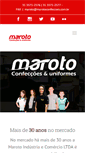 Mobile Screenshot of marotoconfeccoes.com.br